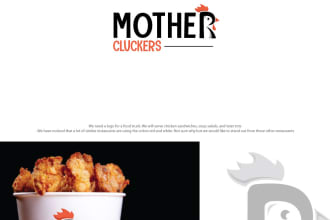make a different food, drink and cafes logo