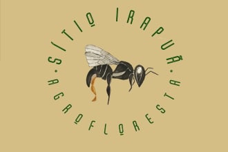 create a unique watercolor and gouache logo for you