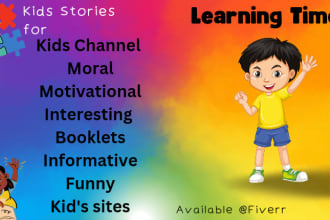 write short stories books and stories for kids channels