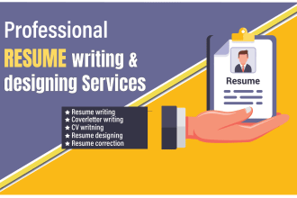 write CV, upgrade CV,  resume  and cover letters