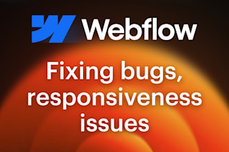 fix webflow bugs, responsiveness issues and broken layout