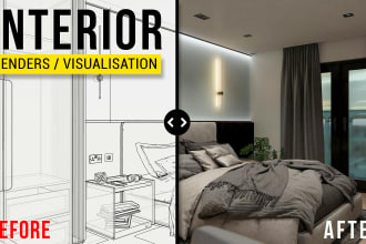 create interior 360 render