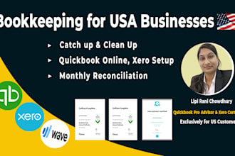 do monthly bookkeeping using quickbooks online