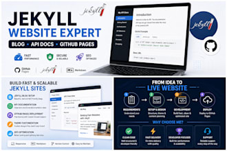 build jekyll website, api documentation, blog or github pages site