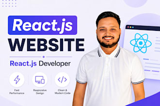 develop a react js web app with react js redux and firebase