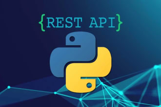 develop, maintain, and integrate restful API using python