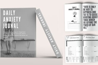 design KDP low content book interior and book cover for amazon