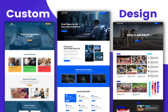 design and develop and fully functional wordpress website design