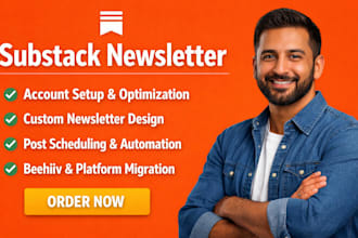 substack setup substack newsletter manage, design substack beehiiv newsletter