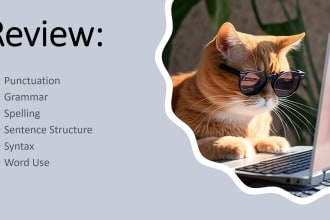 do expert editing and proofreading and even apa, grammar, or more