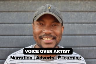 do a professional voice over in a south african accent