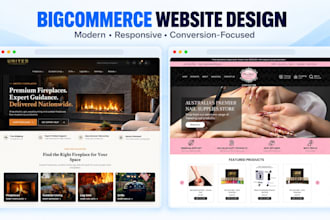 create a professional bigcommerce store designed to sell