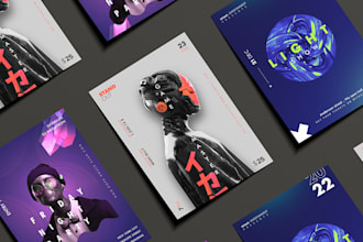 design marketing flyers, posters, and banners