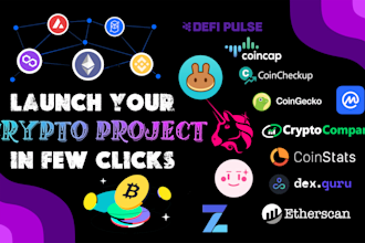 launch your crypto project on blockchain completely a to z