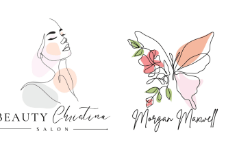create a simple, minimal, line art logo in an abstract style