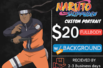 draw you demon slayer naruto dragon ball etc anime style