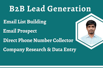 do b2b lead generation, email finder, and email list builder