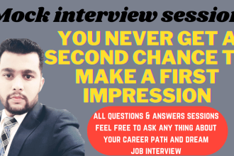 help you in mock job interviews, career interviews, job interviews