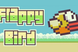 create a flappy bird style endless game