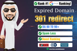 find expired domain do follow link from german sites 301 redirect