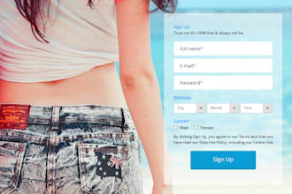 do HTML forms,contact forms and your form css