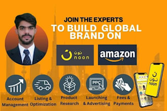 noon virtual assistant for noon ads and product listing, noon VA for store setup