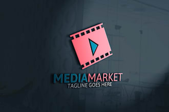 make music production, film, dj, studio record logo