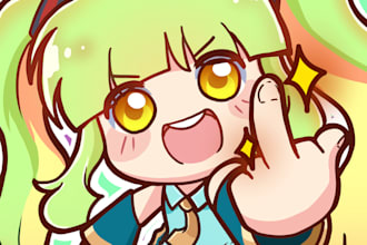 draw your oc character in chibi form in 3 days