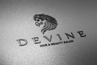make best beauty hair salon fashion beauty logo design in 1 day