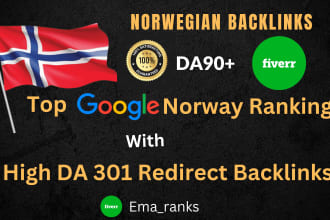 create high da norwegian SEO backlinks for google norway ranking