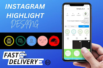 create custom instagram highlight icons for you