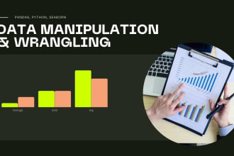 data wrangling, cleaning, manipulation, and visualization in pandas python