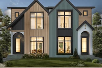 draw architectural drawings, blueprints and 3d rendering