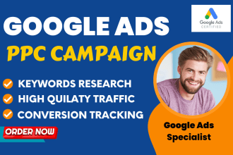 setup and optimize your google ads adwords PPC campaigns