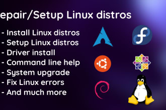 setup, fix, repair, and troubleshoot linux distros remotely
