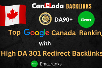 create high da canadian SEO backlinks for google canada ranking