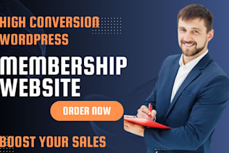 build wordpress membership website