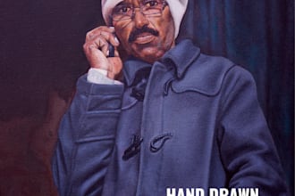 paint a real oil painting on canvas with shipping