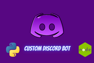 discord bot in python or node js
