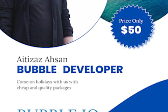 experienced bubble developer for custom web applications and intuitive design
