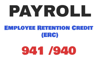 prepare 941, payroll report, summary for erc