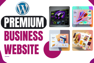 create premium business website with premium wordpress theme