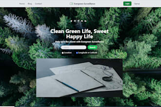 design, redesign, develop a website with HTML tailwindcss