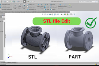 edit stl file for 3d printing