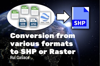 convert gpkg, shapefile or raster