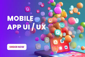 design UI UX of your mobile app in figma