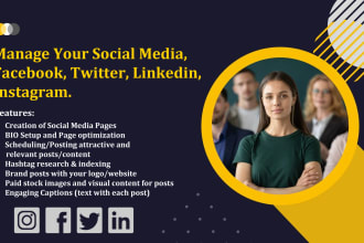 manage your social media, facebook, twitter, linkedin