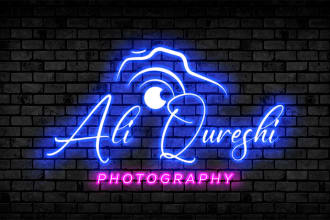 design neon logo, sign and text or your designed one to neon