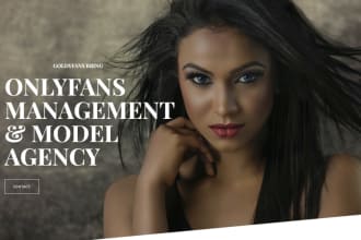 onlyfan, onlyfans agency website, only fans management,  beauty agency website