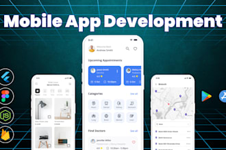 be your flutter mobile app developer for ios and android